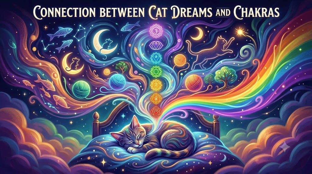 Connection Between Cat Dreams and Chakras