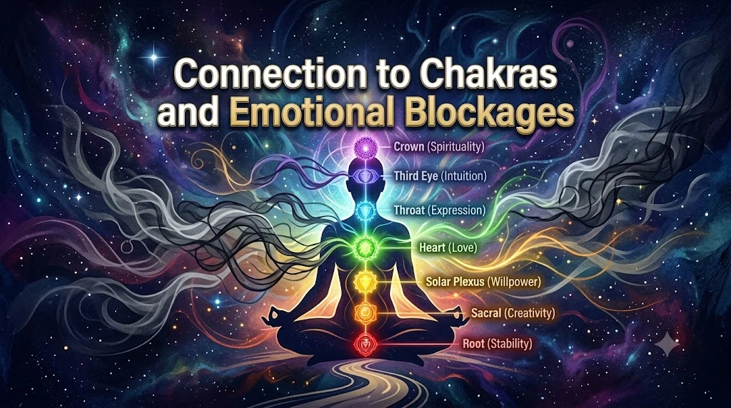Connection to Chakras and Emotional Blockages
