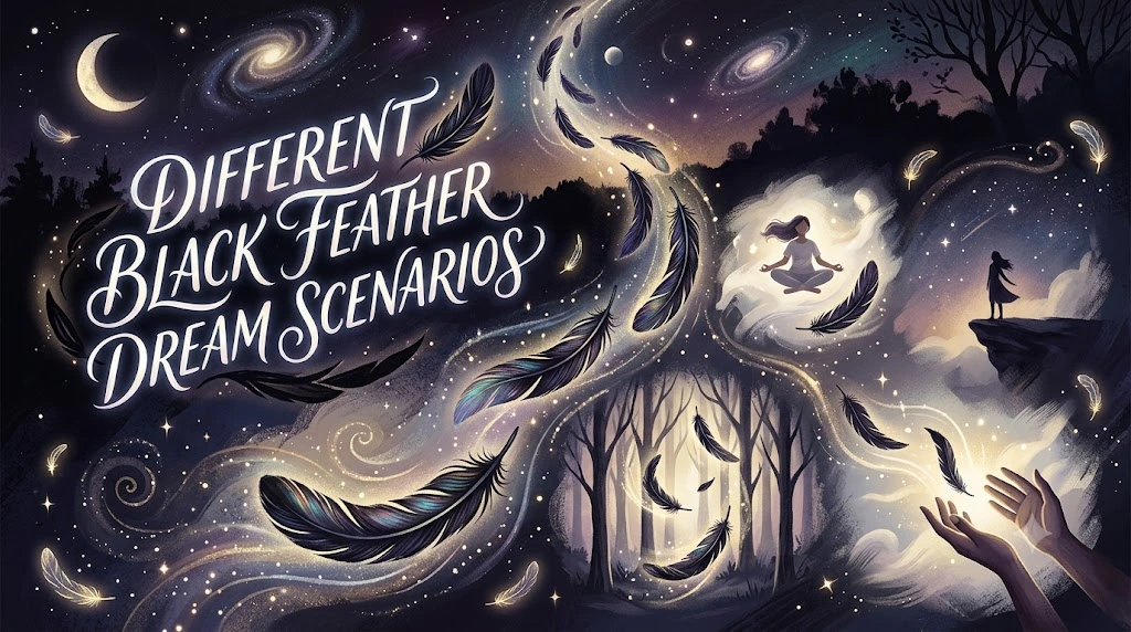 Different Black Feather Dream Scenarios