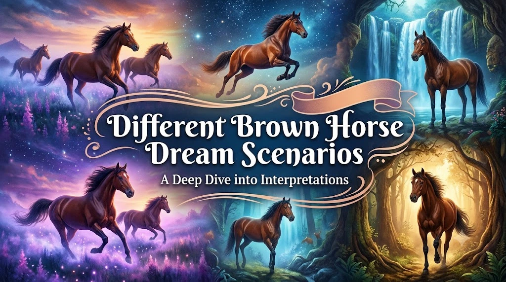 Different Brown Horse Dream Scenarios