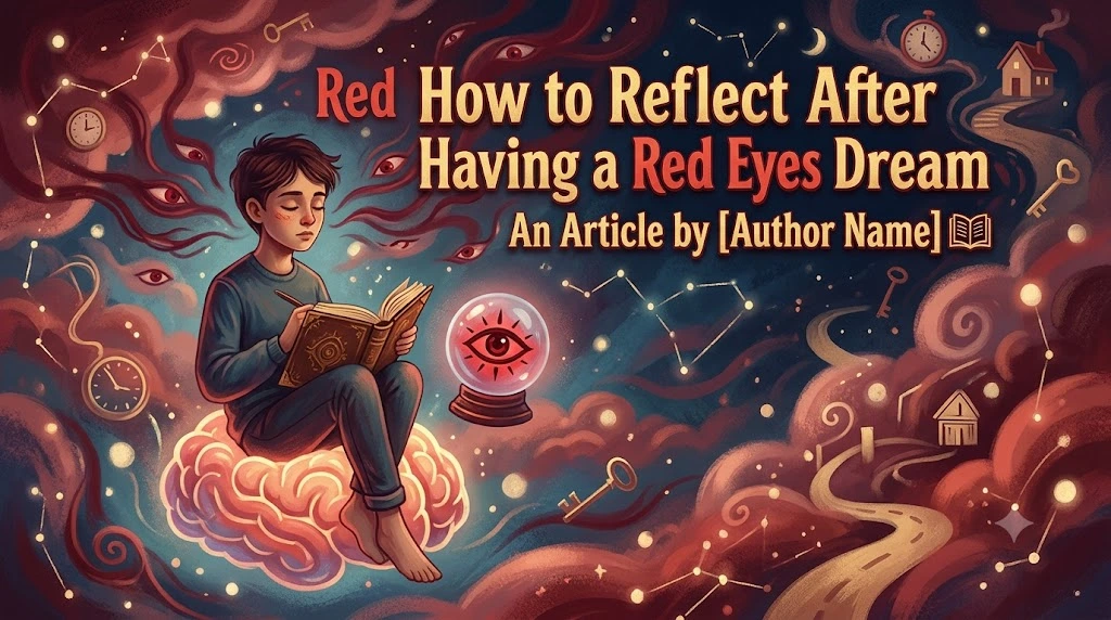 How to Reflect After Having a Red Eyes Dream