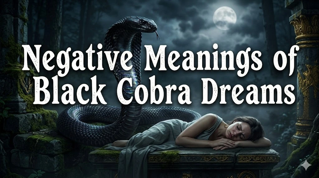 Negative Meanings of Black Cobra Dreams