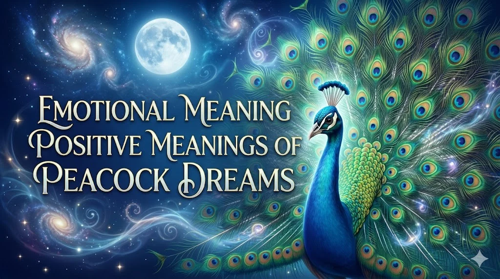Positive Meanings of Peacock Dreams