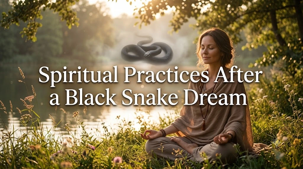 Spiritual Practices After a Black Snake Dream