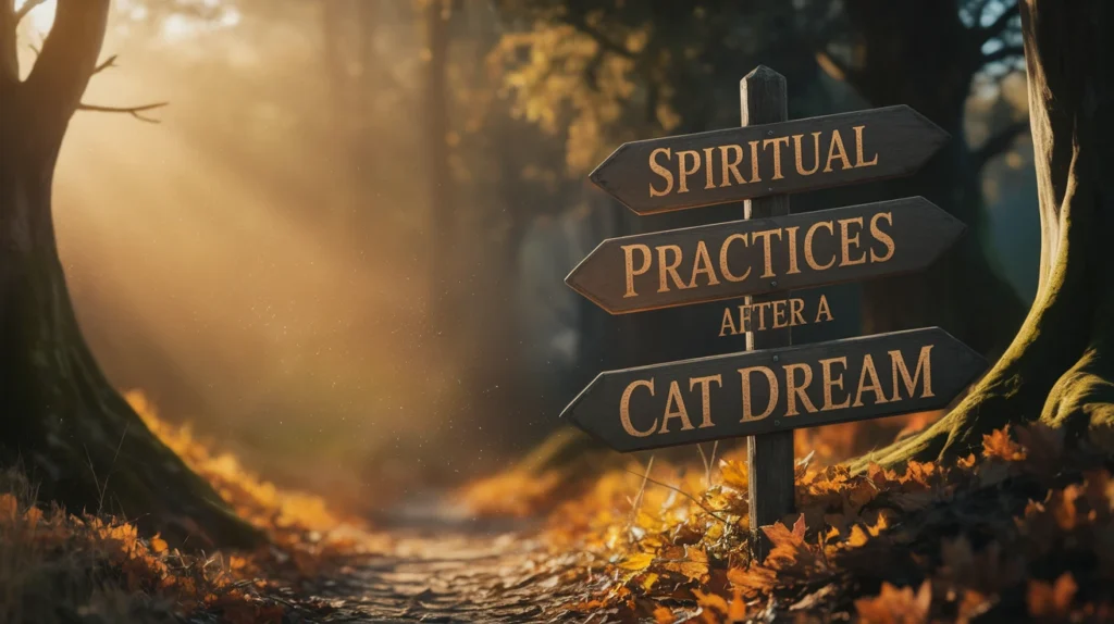 Spiritual Practices After a Cat Dream