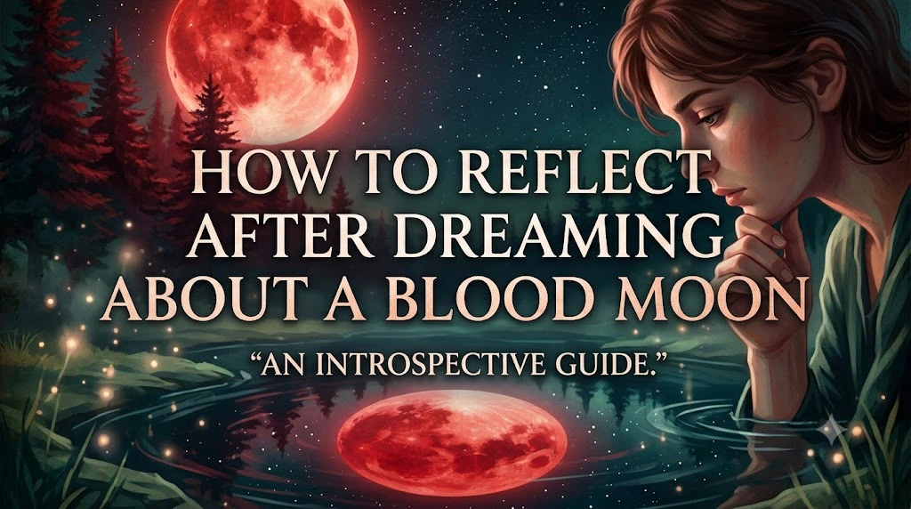 How to Reflect After Dreaming About a Blood Moon