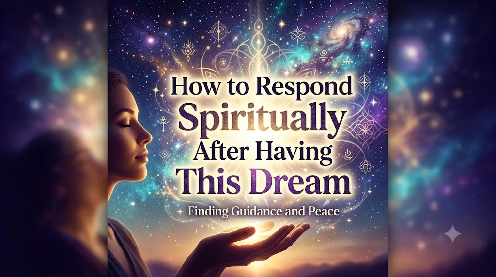 How to Respond Spiritually After Having This Dream