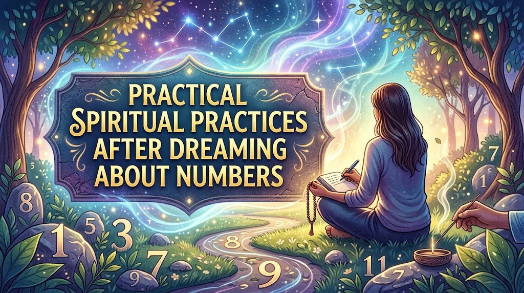 Practical Spiritual Practices After Dreaming About Numbers