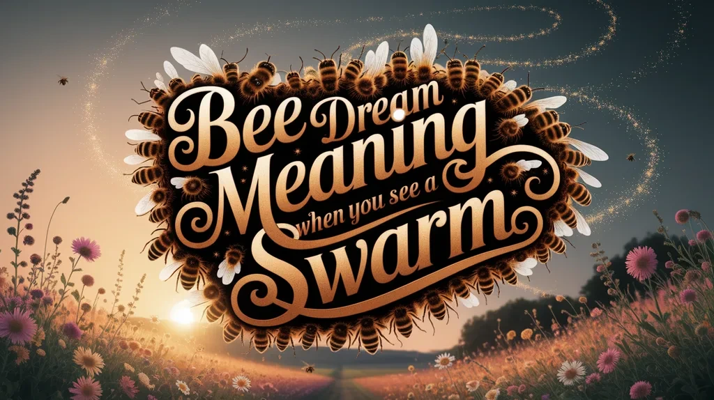 Bee Dream Meaning When You See a Swarm