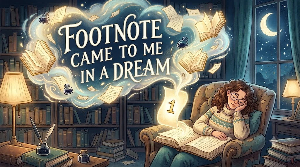 Footnote Came to Me in a Dream