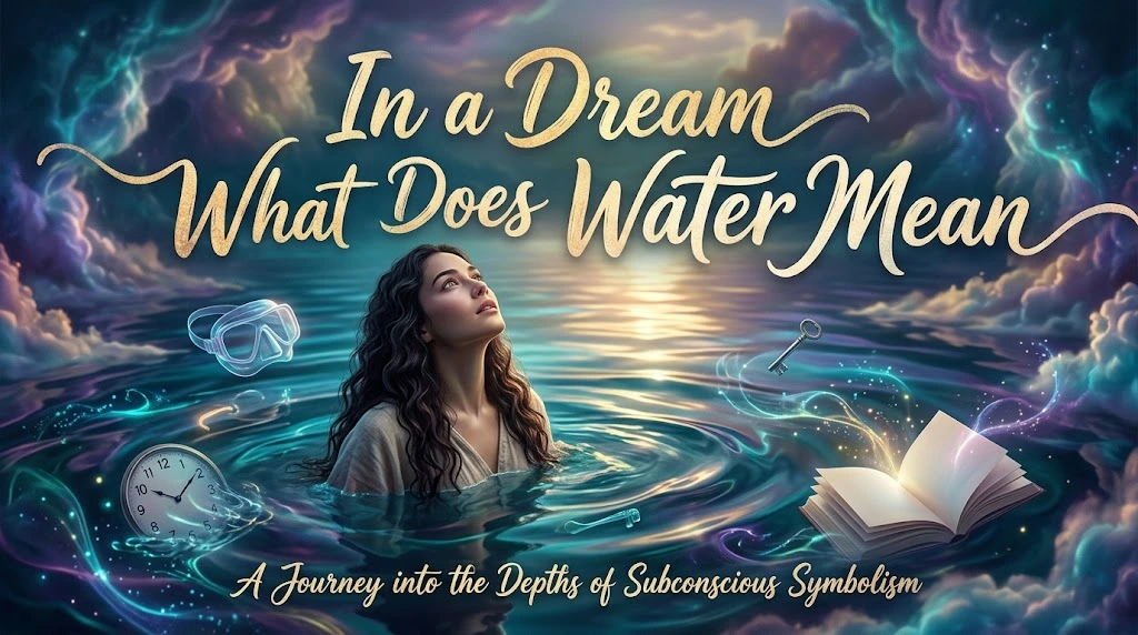 In a Dream What Does Water Mean