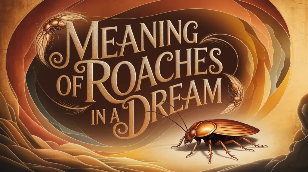 Meaning of Roaches in a Dream
