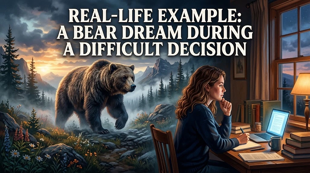 Real-Life Example: A Bear Dream During a Difficult Decision