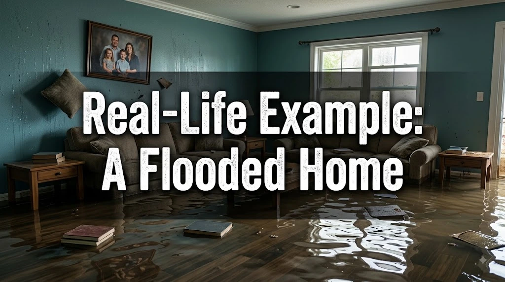 Real-Life Example: A Flooded Home