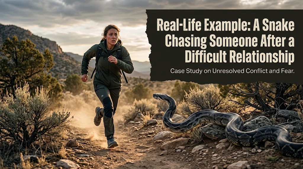 Real-Life Example: A Snake Chasing Someone After a Difficult Relationship