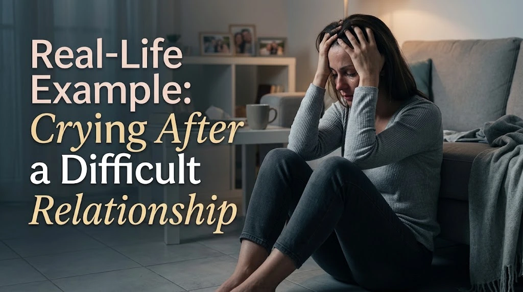 Real-Life Example: Crying After a Difficult Relationship