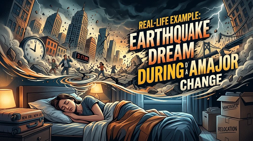 Real-Life Example: Earthquake Dream During a Major Change