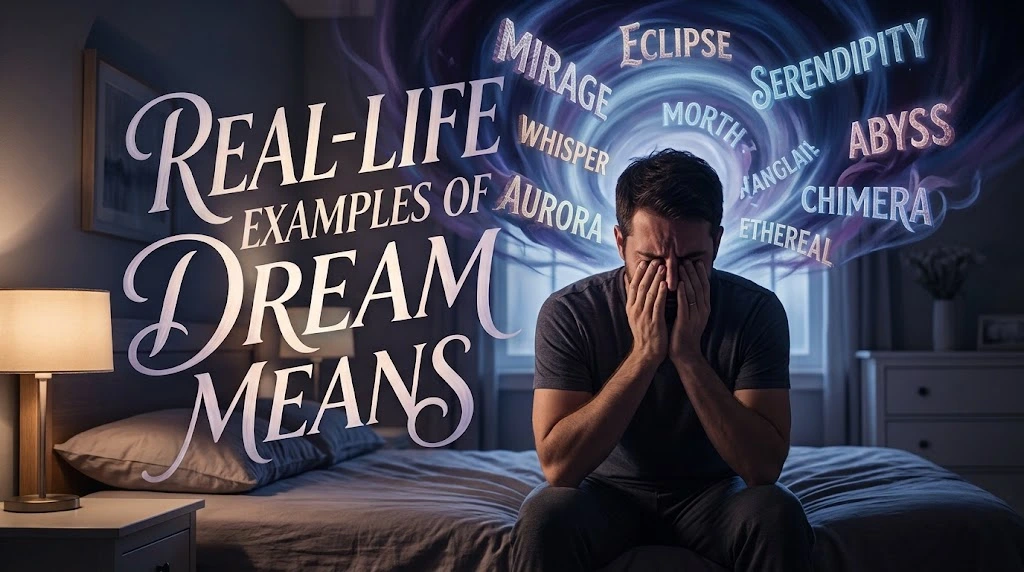 Real-Life Examples of Dreaming About a Word