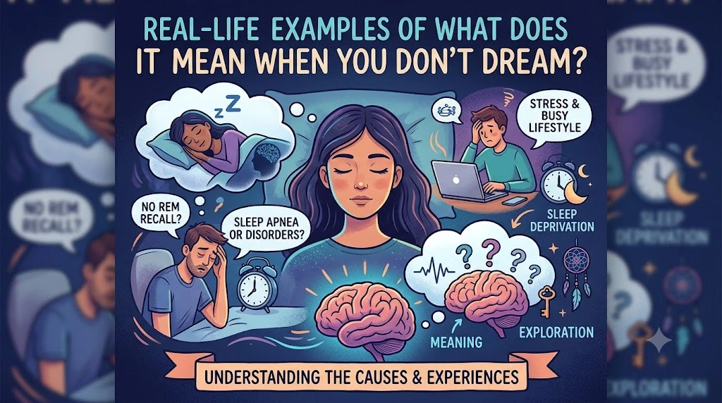 Real-Life Examples of What Does It Mean When You Don't Dream?
