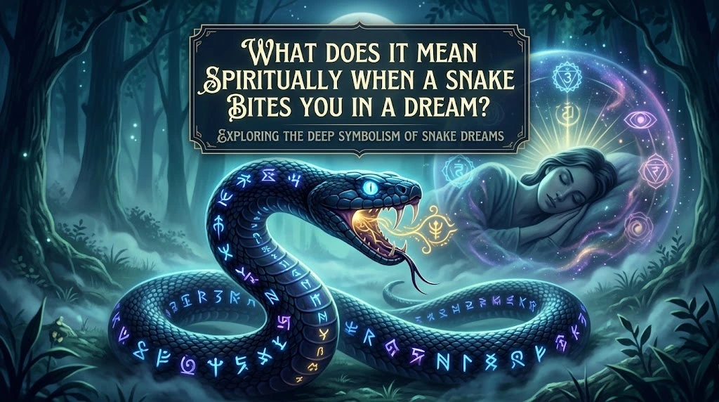 What Does It Mean Spiritually When a Snake Bites You in a Dream?
